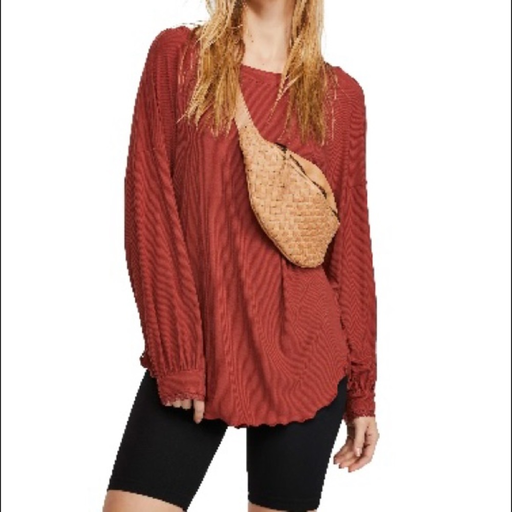 NWOT Free People Shimmy Shake Top